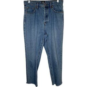 BDG Urban Outfitters High Rise Slim Straight Jeans 29 Blue 100% Cotton Denim